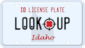 Idaho license plate search
