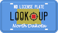 North Dakota license plate search