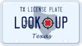 Texas license plate search