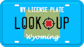 Wyoming license plate search