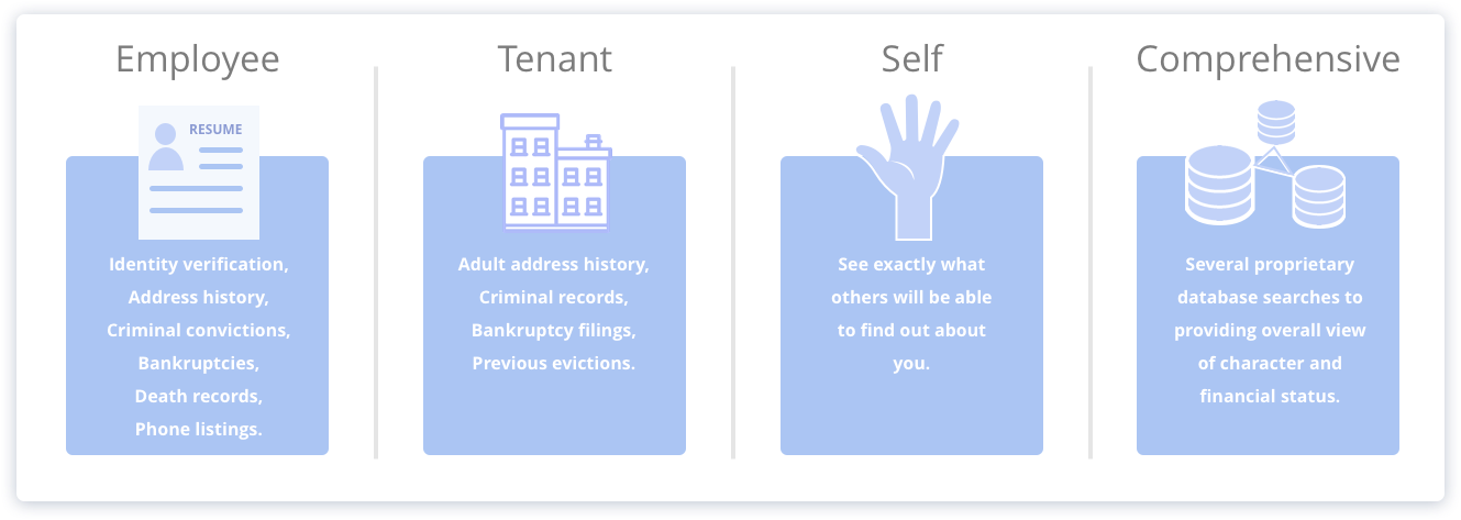 Different types of background checks